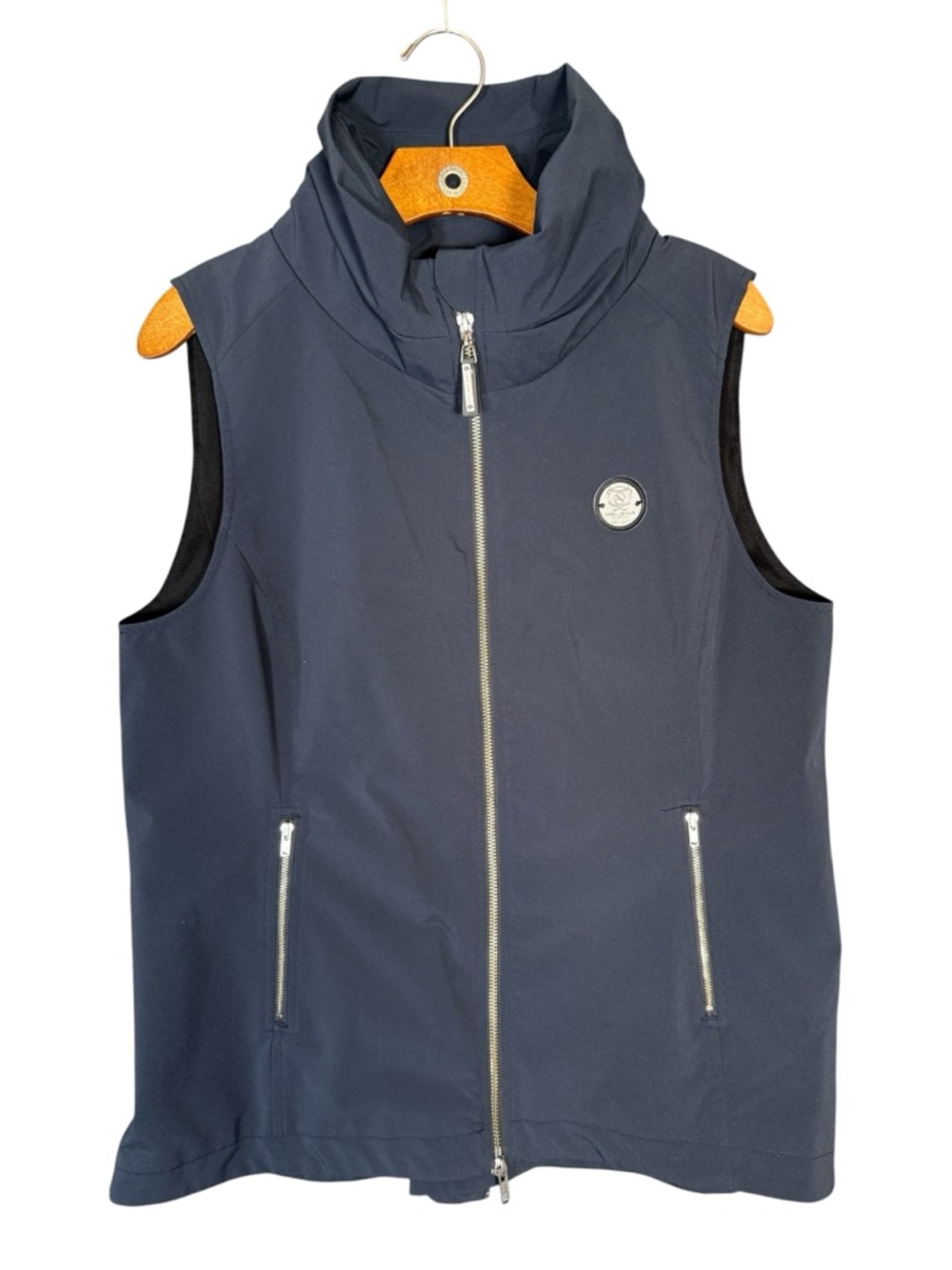 Noel Asmar Equestrian Blue Navy Vest Zipper Riding  XL